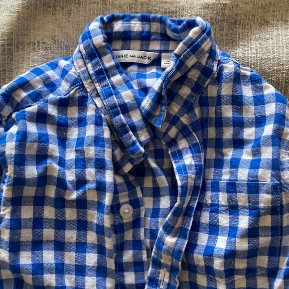 🧸Janie and Jack Button Down Shirt Long Sleeve - Picture 2 of 6